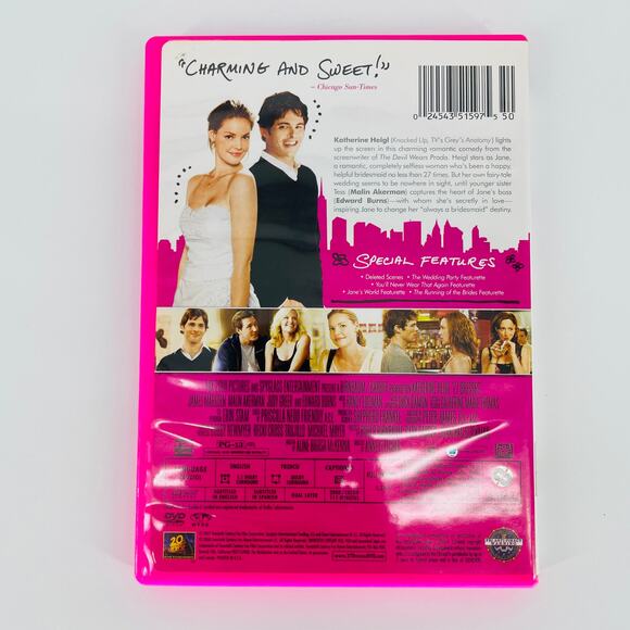 27 Dresses Full Screen Edition Romantic Comedy RomCom Katherine Heigl Movie DVD - Picture 8 of 11